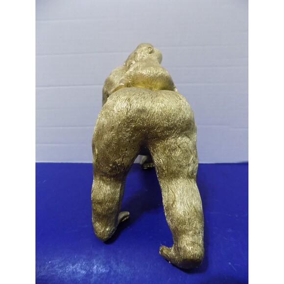 NEW Gorilla & Baby Ape King Kong Figurine Statue Monkey Silver Back - Picture 3 of 4